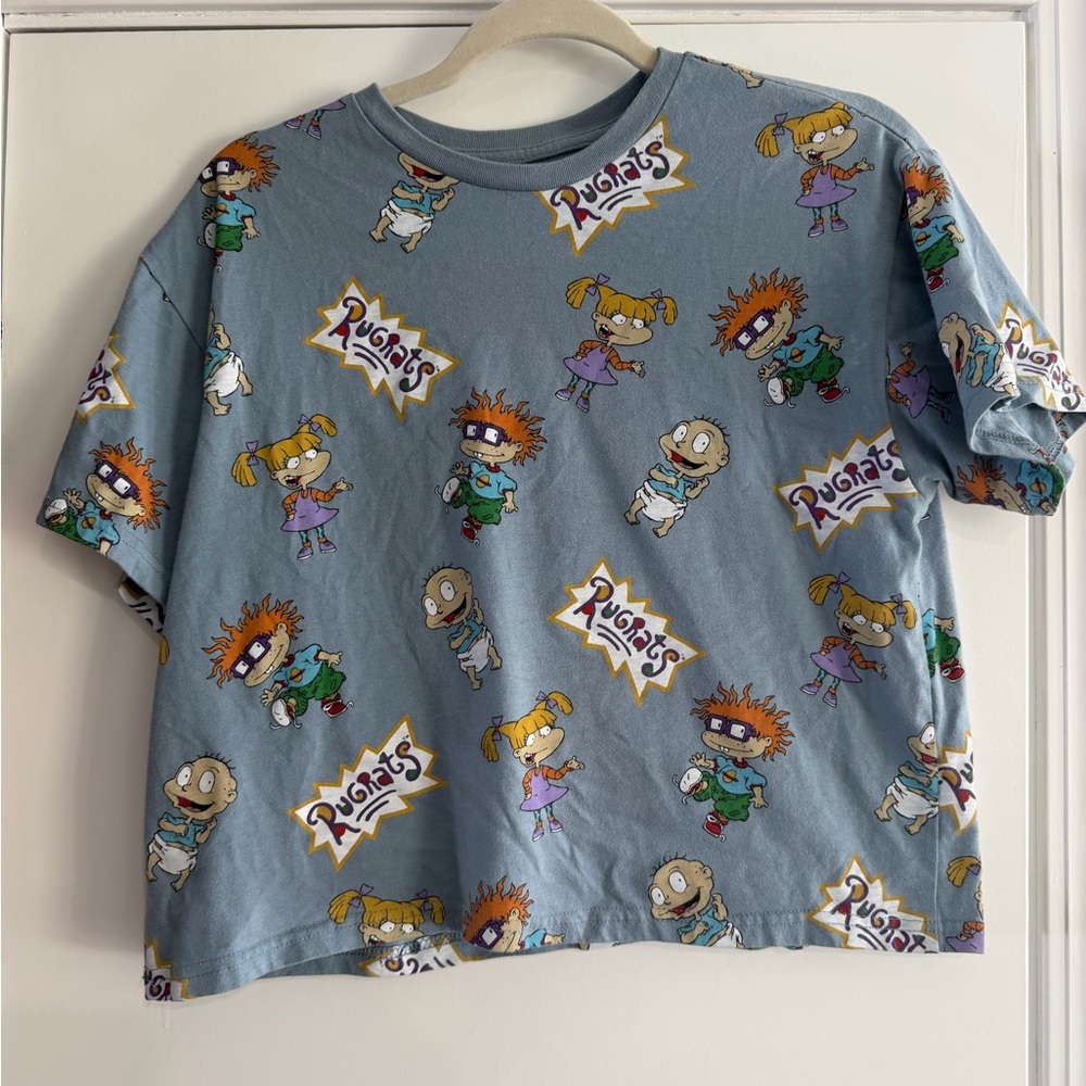 Nickelodeon Gray Cartoon Tee Rugrats